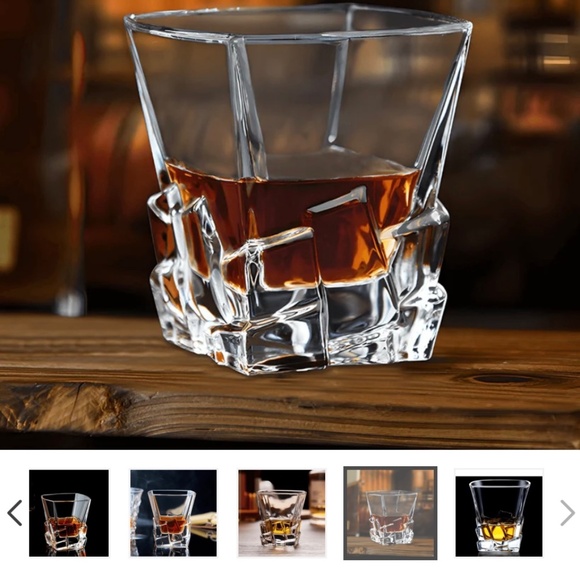 SET 4 Premium Japanese Crystal whiskey Glasses - Picture 4 of 4